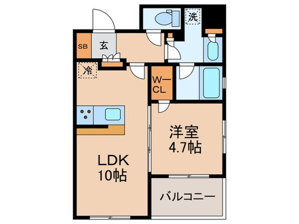 ブランズ東池袋（406）の物件間取画像